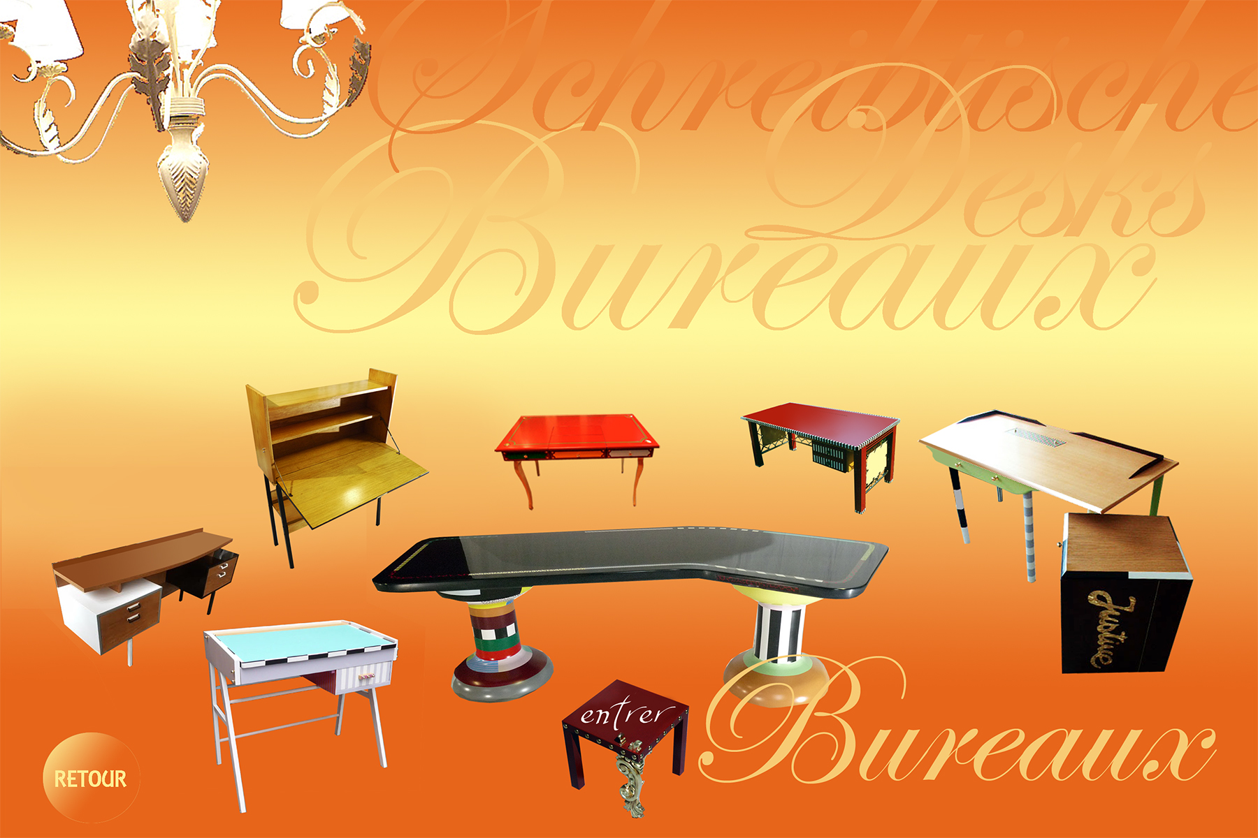 table - Bureaux déco - Jean et Christophe